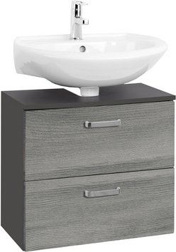 HELD MÖBEL Waschbeckenunterschrank »Bologna«, BxHxT: 60 x 54 x 35 cm - bunt