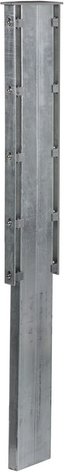 FLORAWORLD Zaunpfosten »Premium«, Stahl, BxLxT: 4 x 160 x 12 cm - silberfarben