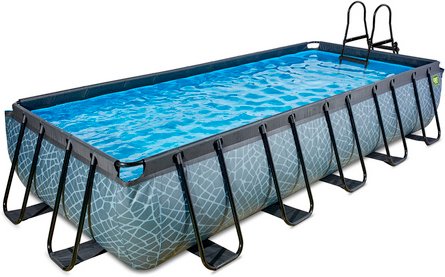 EXIT Toys Pool »Stone Pools«, Breite: 320 cm, 12600 l, grau