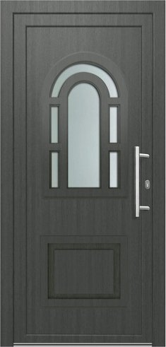 KNOCK Kunststoff-Haustür »Robusto«, grau