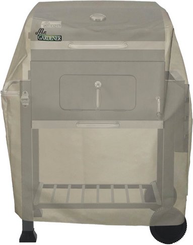 Mr. GARDENER Abdeckhaubefür Grills, beige - transparent