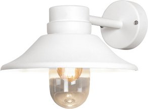 Konstsmide Wandleuchte »Vega«, BxL: 26,5 x 29 cm, Aluminium - weiss