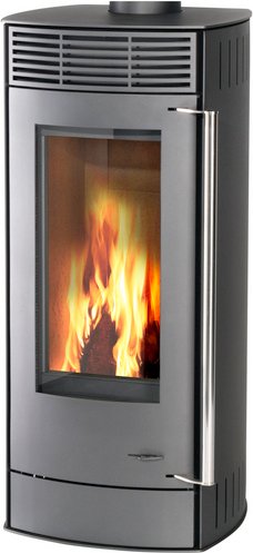 THERMIA Kaminofen »Neuwerk«, grau, Stahl, 6 kW