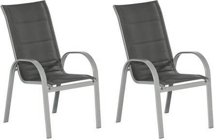 Thumbnail - MERXX Gartenmöbelset »Amalfi«, 2 Sitzplätze, Aluminium/Textil - silberfarben