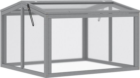 Thumbnail - Outsunny Hochbeet, LxBxH: 90 x 80 x 58 cm - grau