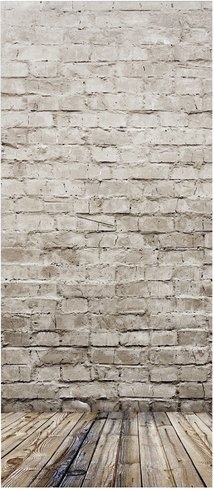 mySPOTTI Badrückwand »Mauerwerk«, BxH:90 cm x 210 cm, beige