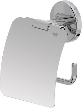 LENZ Toilettenpapierhalter »FLAME«, Chrom, Montageart: Kleben oder Bohren - silberfarben