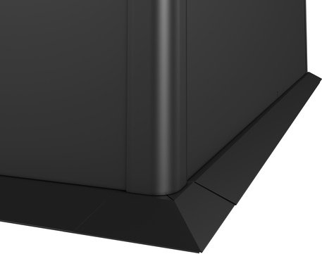 BIOHORT Mähkante, feuerverzinkt/Polyamid-einbrennlackiertes Stahlblech, dunkelgrau-metallic