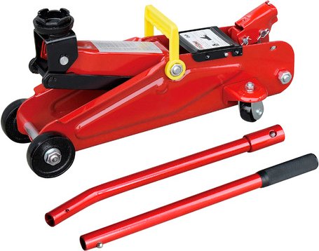 GO/ON! Wagenheber, max. Tragkraft: 2000 kg - rot