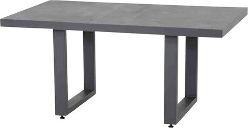 SIENA GARDEN Loungetisch »Solea«, BxHxT: 140 x 67 x 85 cm, Tischplatte: Keramik - grau