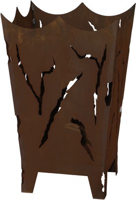 Ferrum Art Design Feuerkorb »Mystic«, Höhe: 64 cm, braun - grau