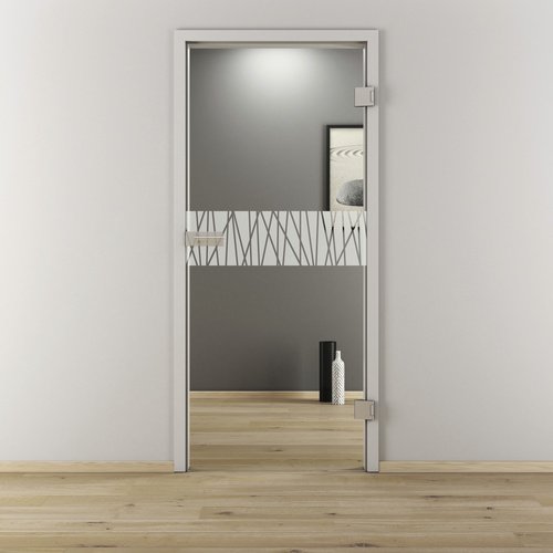 NOVADOORS Glasdrehtür »NOVA 546«, glänzend - transparent