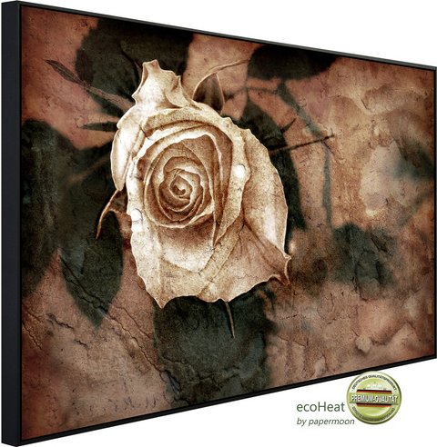 papermoon Infrarotheizung »EcoHeat - Muster mit Blumen«, Matt-Effekt - bunt