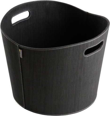 ADURO Holzkorb »Proline«, Ø: 39cm, schwarz, PET