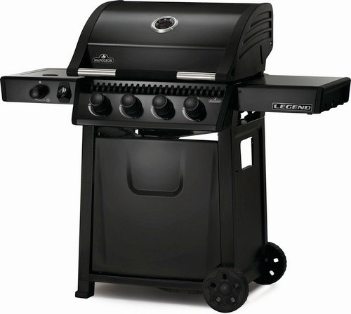 Napoleon Gasgrill »Legend 425«, 5 Brenner, Grillfläche: 60 x 45 cm, mit Unterwagen - schwarz