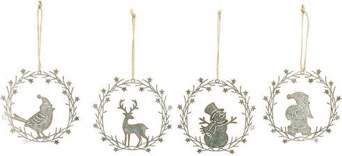 Flowerbox Deko-Hänger - grau