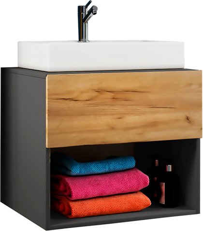 Thumbnail - VCM Waschplatz »Lendas«, 2-teilig - grau