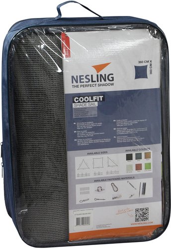 NESLING Sonnensegel, Format: 360 x 360 cm