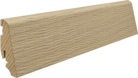 HARO Sockelleiste, Eiche weiß, LxHxT: 220 x 5,8 x 19 cm - braun