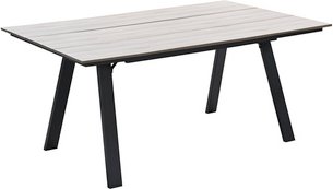GARDEN IMPRESSIONS Gartentisch »Nevada«, rechteckig, Kunststoff/Aluminium, grau/braun - grau | braun