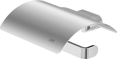 LENZ Toilettenpapierhalter »AURA«, Chrom, Montageart: Bohren - silberfarben