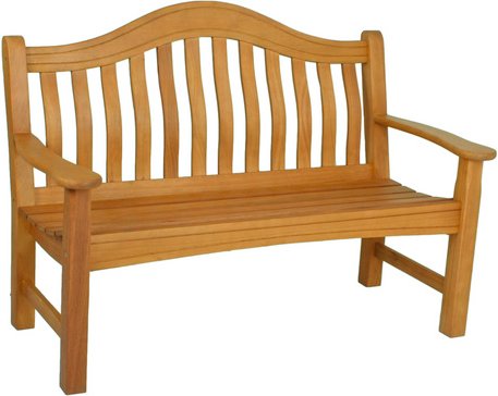 GARDEN PLEASURE Bank »KINGSTON«, Eukalyptusholz, BxHxT: 67 x 91 x 131 cm - braun