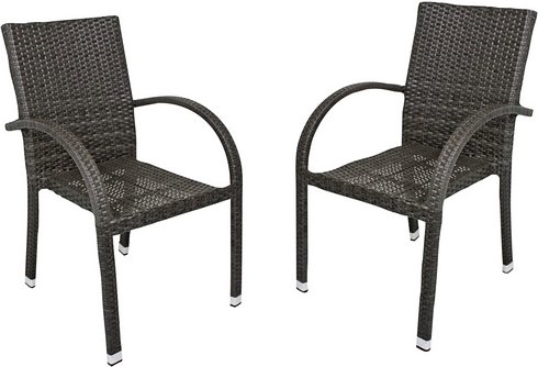 GARDEN PLEASURE Stapelstuhl »Modesto« - grau