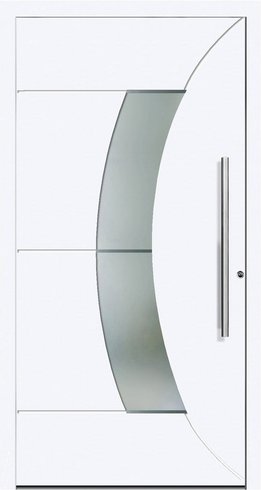 Thumbnail - KNOCK Aluminium-Haustür »KÖLN«, weiß - weiss