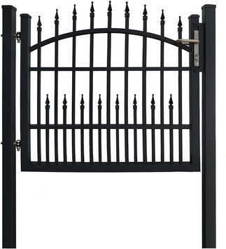 Thumbnail - Einzeltor »Avignon«, Aluminium, BxH: 120 x 160 cm - schwarz