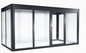 Thumbnail - SunElements Gewächshaus »SunGarden Deluxe 4.2«, BxHxT: 443 x 229 x 233 cm, anthrazit-metallic - grau