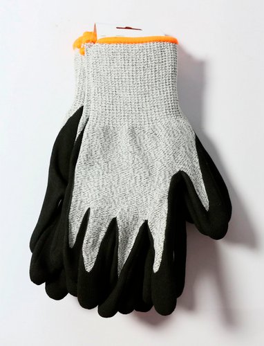 Tech Craft Schnittschutzhandschuhe, grau/schwarz/weiß, 3 Paar