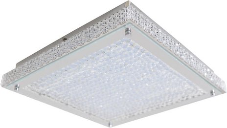 Thumbnail - NÄVE LED-Deckenleuchte »Madrid«, ∅xH: 39 x 7,5 cm, Metall/Kunststoff - transparent