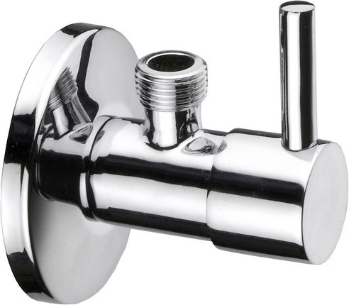 CORNAT Eckventil »Design«, Messing, 1/2 - silberfarben