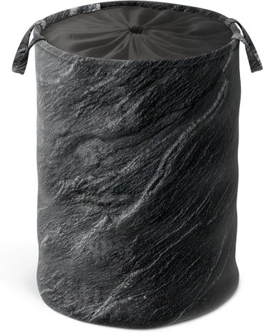 Sanilo Wäschekorb »Granit«, 60L, Schwarz, Rund