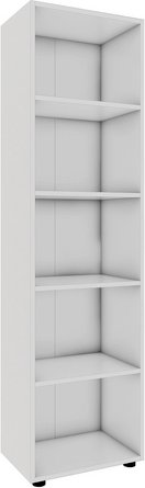 VCM Büroregal »Ulas«, BxHxL: 49 x 178 x 32 cm, Holzwerkstoff - weiss