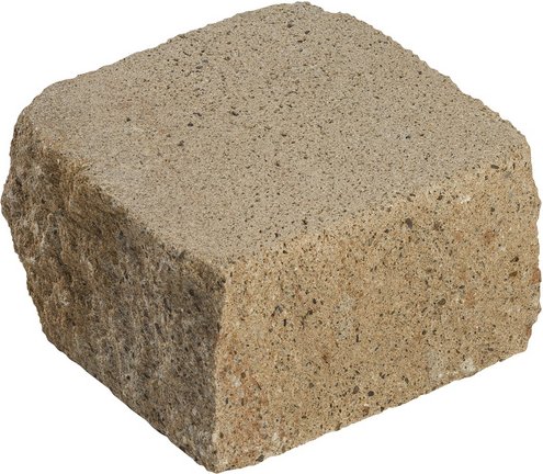 Mr. GARDENER Mauerstein »Monza«, BxHxL: 210 x 125 x 210 mm, sandstein, Beton - beige