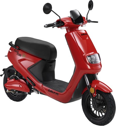 blu:s Elektroroller »XT2000«, max. 25 km/h, Reichweite: 50 km, rot