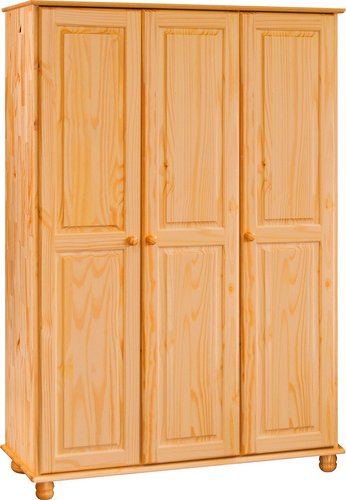 SIT Kleiderschrank, BxHxT: 120 x 178 x 52 cm, Kiefernholz - braun