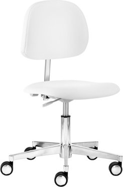 Thumbnail - Mayer Sitzmöbel Drehstuhl »1293«, BxH: 56 x 61 cm, weiß - weiss