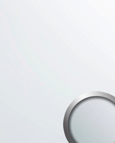 wallface Dekorpaneele, Uni, glatt - weiss