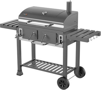 THOR Holzkohlegrill »Ottawa XXL«, schwarz, Grillfläche: 80x42 cm