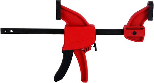 CONNEX Midispannzwinge, Spannweite: 153 - 340 mm, Kunststoff - rot