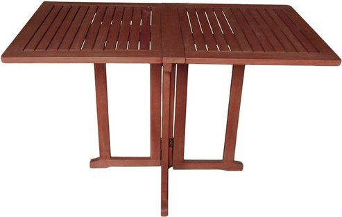 Thumbnail - GARDEN PLEASURE Balkontisch »Baltimore«, mit -Tischplatte, BxTxH: 120 x 70 x 73 cm - braun