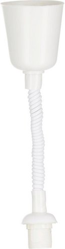 REV-Ritter Leuchten-Zugpendel, 1-fach, Kunststoff, E27, weiß - weiss