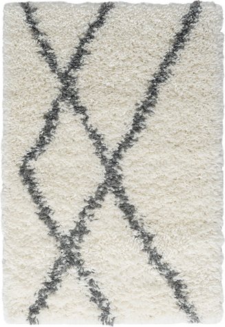 My Flair Teppich » My Shaggy Raute«, BxL: 60 x 90 cm, Polypropylen - beige