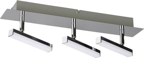 Thumbnail - NÄVE Spotbalken »Turin«, inkl. Leuchtmittel in warmweiß - silberfarben