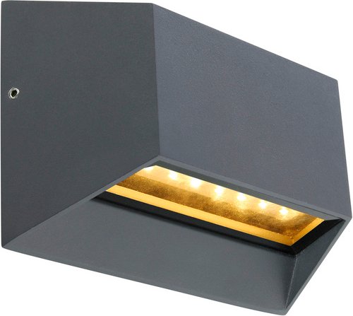 Thumbnail - GLOBO LIGHTING Außenleuchte »HONNA«, Aluminiumdruckguss, 7 W, inkl. Leuchtmittel - grau