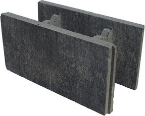 Diephaus Schalungsstein »Schalungsstein«, BxHxL: 24 x 25 x 50 cm, Beton - grau