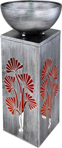 Thumbnail - GLOBO LIGHTING Solarleuchte, LED, Metall, silber - silberfarben