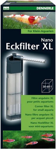 DENNERLE Innenfilter »Nano Eckfilter«, 2 W, für Aquarien bis: 60 l, schwarz